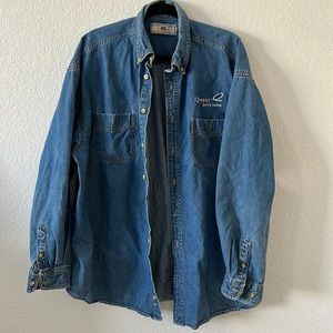 Lee denim button up